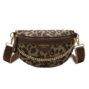 sac banane femme leopard