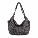 sac bandoulière léopard violet