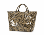 sac cabas léopard marron