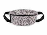 Sac banane léopard femme violet