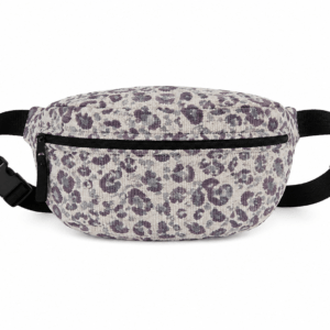 Sac banane léopard femme violet