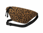 Sac banane léopard femme marron en toile
