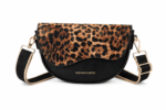 Sac banane léopard femme noir