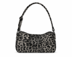 Sac à main bandoulière léopard femme gris