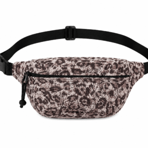 Sac banane léopard femme violet foncé