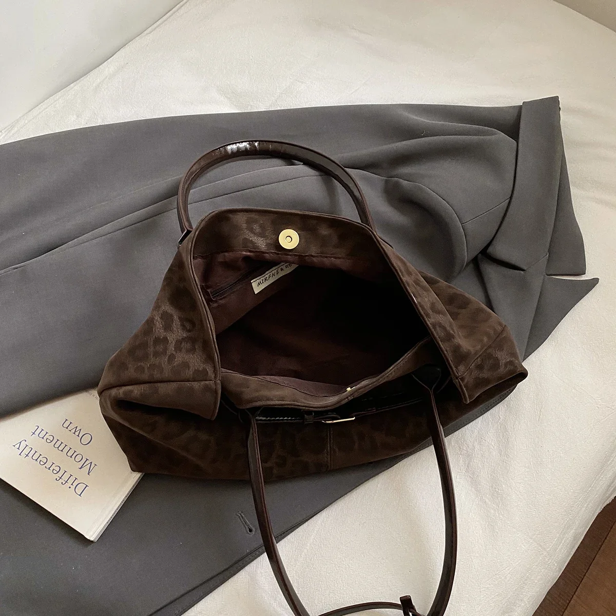sac pratique léopard