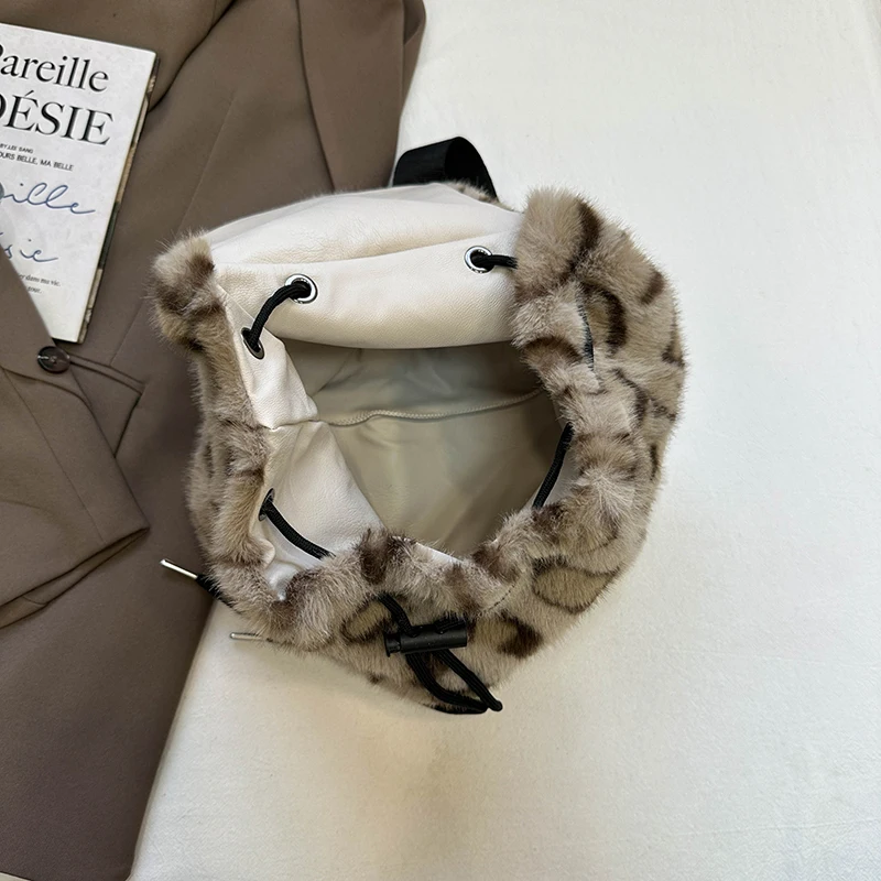 sac léopard beige kaki