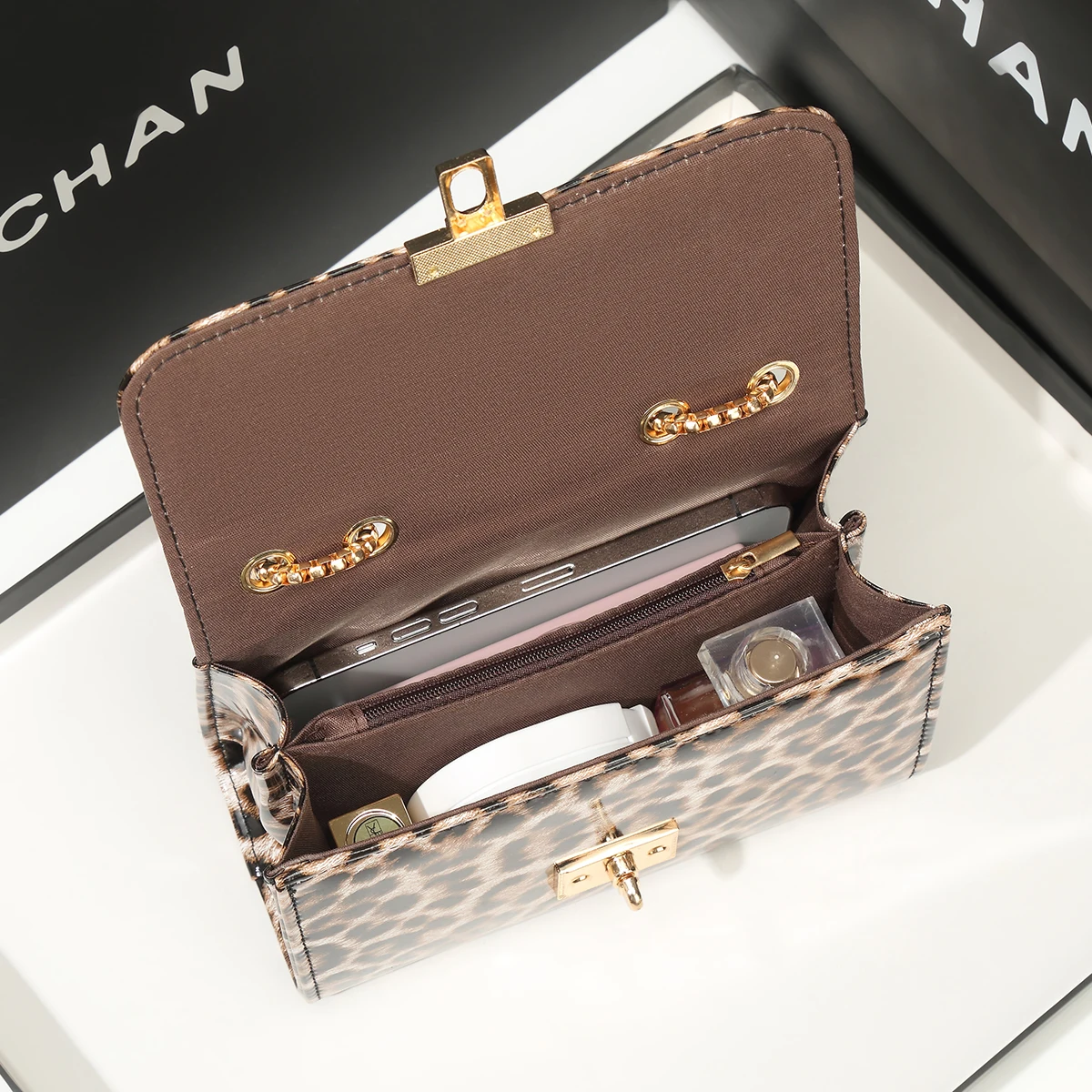 sac chic leopard