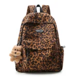 sac à dos léopard moderne
