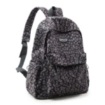 sac a dos léopard violet