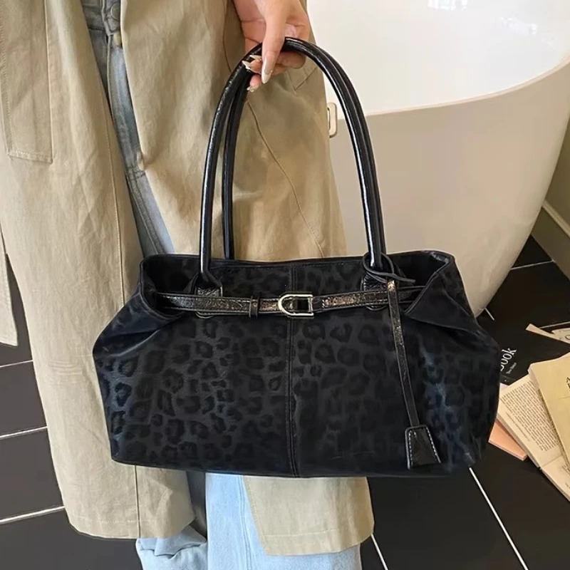 sac léopard bleu