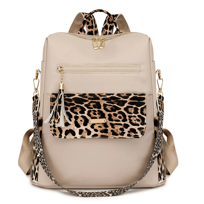 sac à dos femme léopard