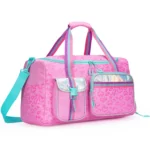 Sac de sport fille en motif léopard