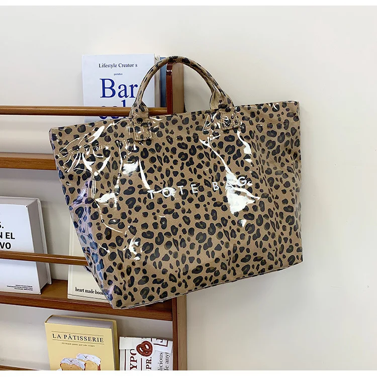 sac cabas léopard