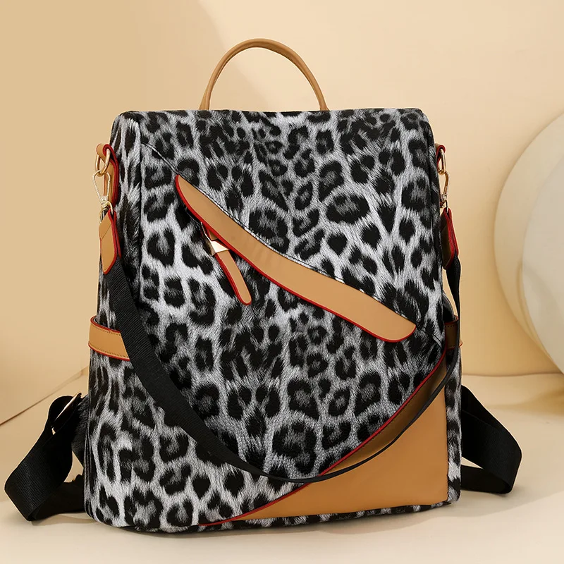 sac à dos femme léopard