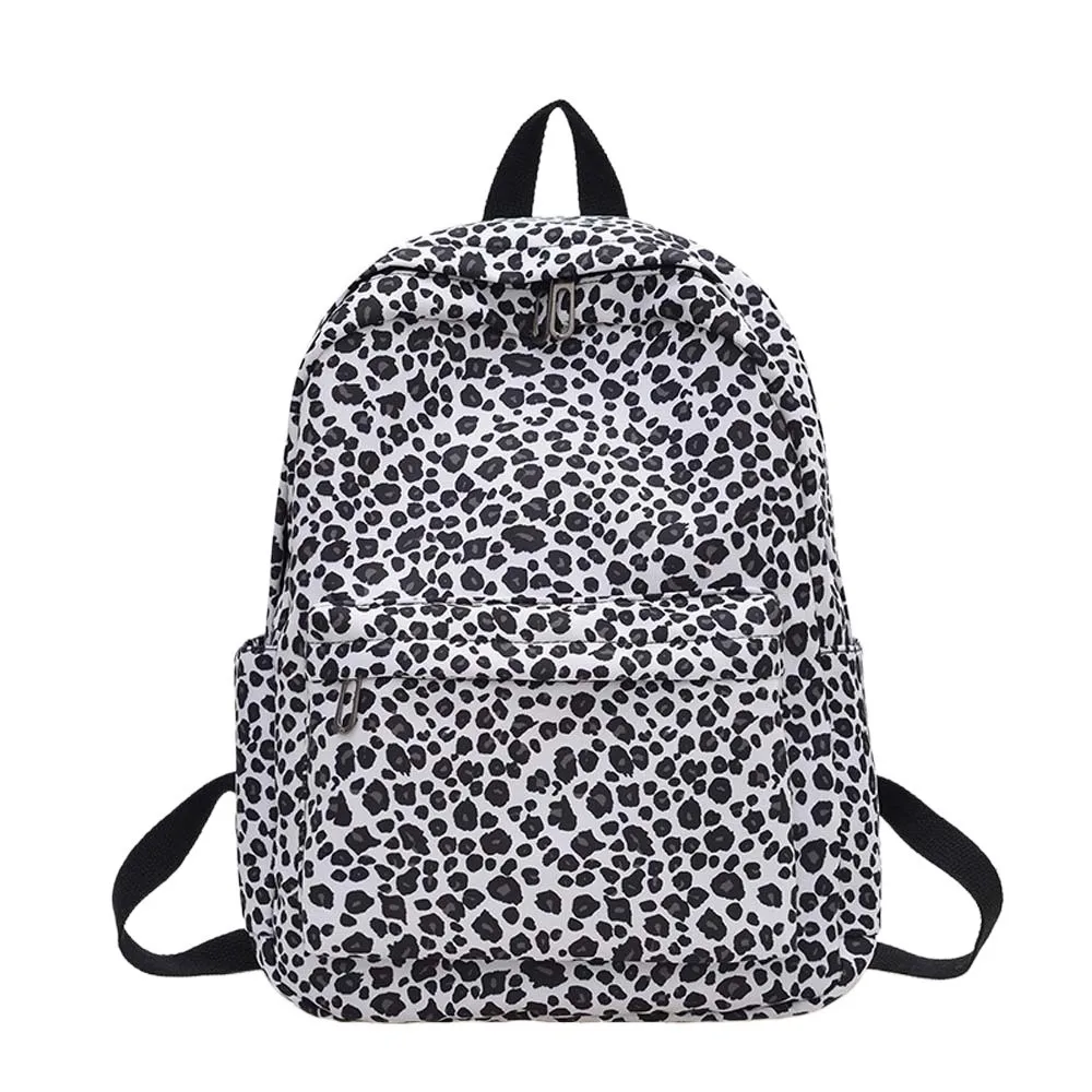 sac a dos léopard Blanc