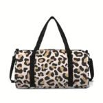sac léopard rose clair