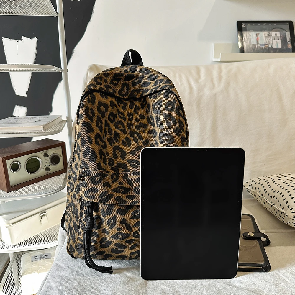 léopard marron clair sac
