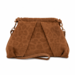 Sac bandoulière léopard femme marron en polyester