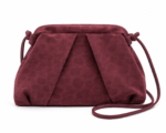 Sac bandoulière léopard femme rouge en polyester