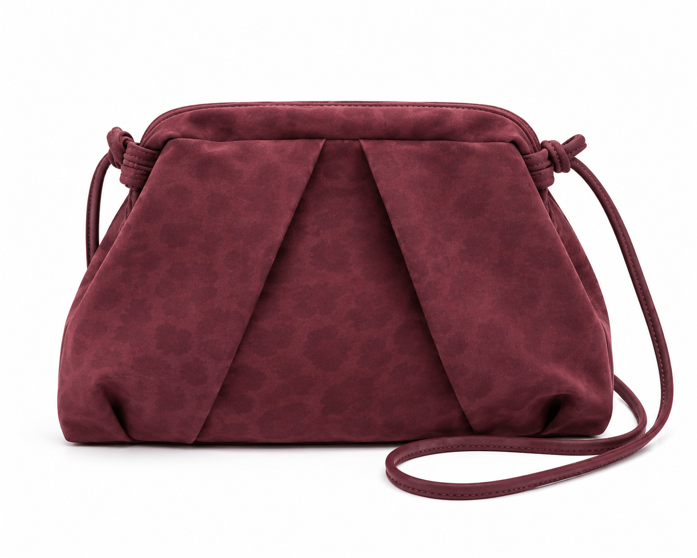 Sac bandoulière léopard femme rouge en polyester