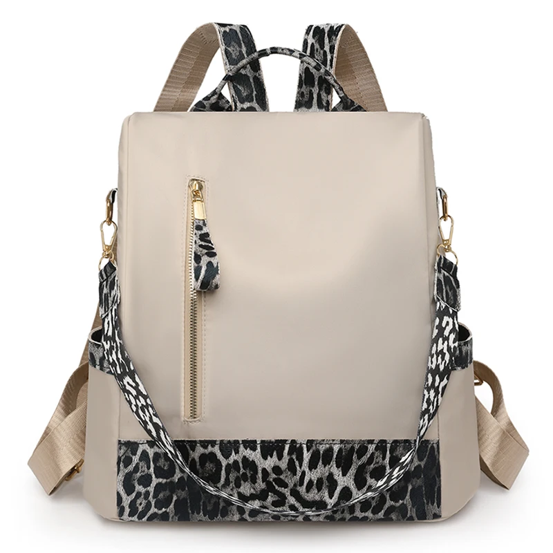 Sac Léopard Femme Chic Blanc Noir