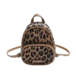 Petit Sac à Dos Léopard Femme