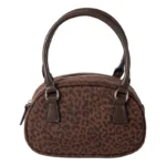 sac léopard café élégant