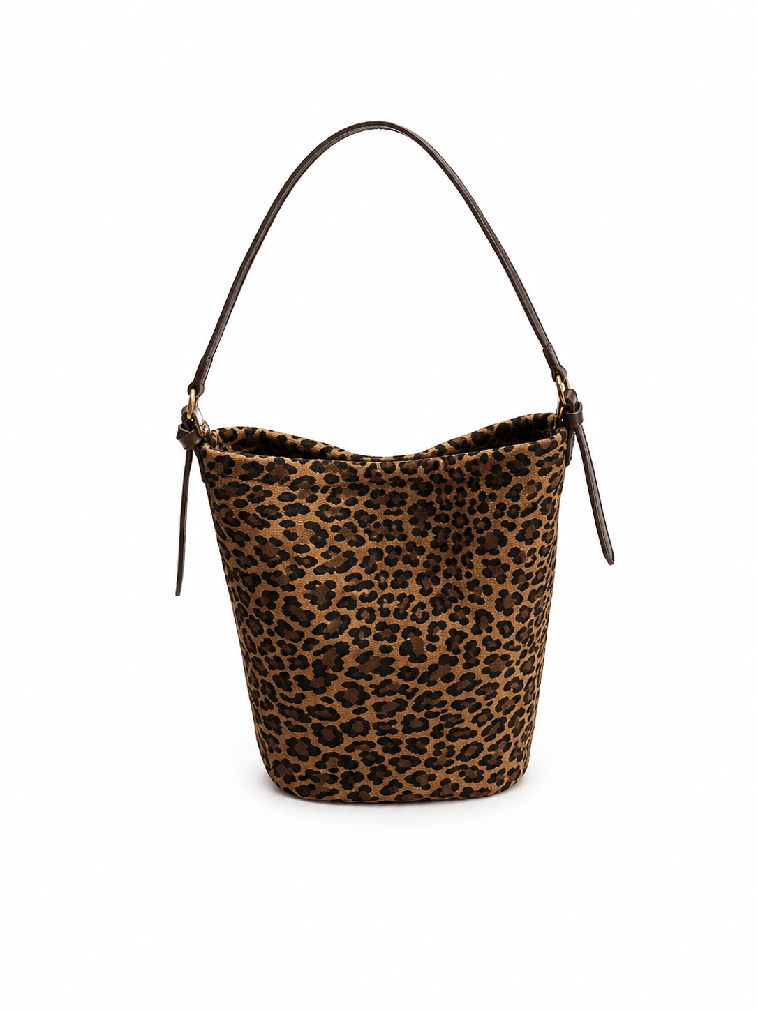 Sac à main bandoulière léopard femme marron en cuir