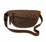 Sac banane léopard unisexe café en polyester