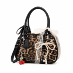 sac a main leopard noir chic