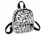 sac à dos léopard blanc