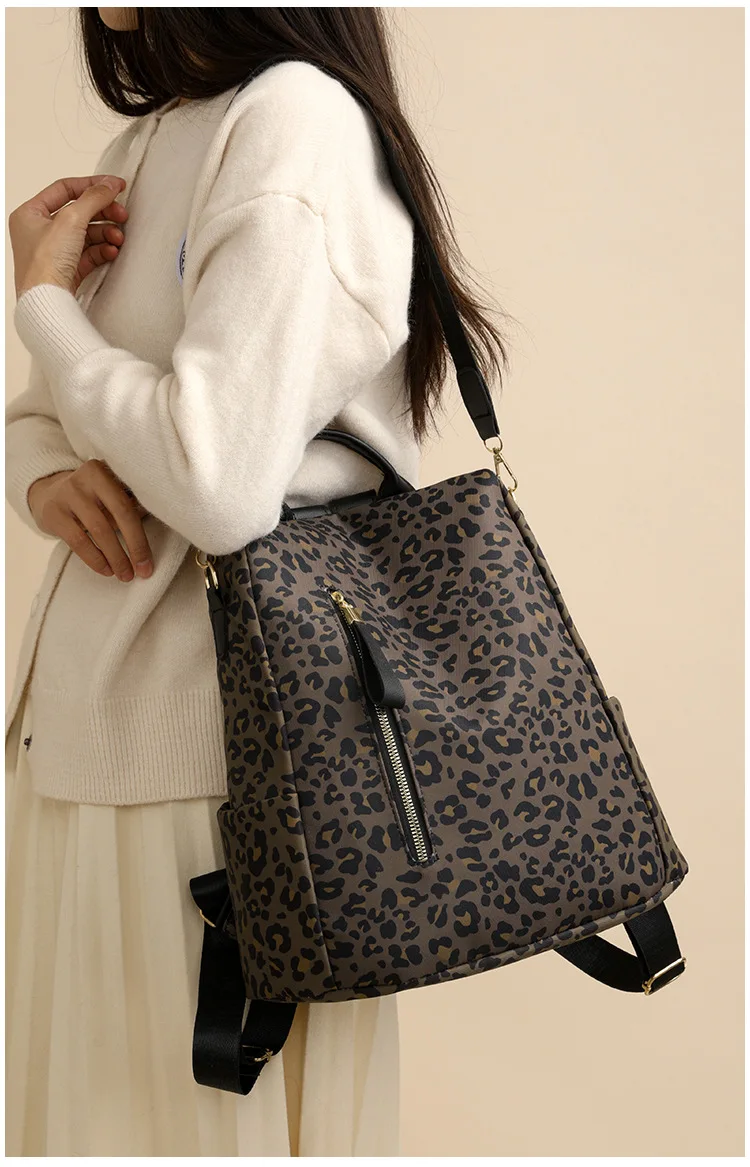 sac à dos tendance léopard