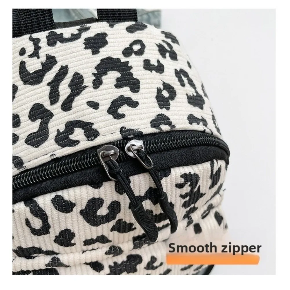 sac mode léopard blanc