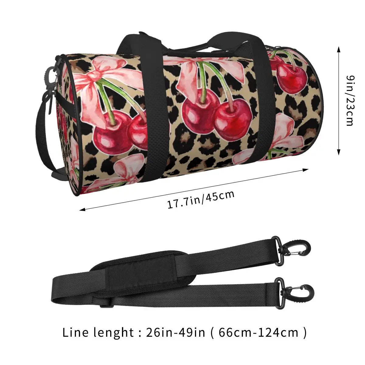 Sac de sport rouge mode