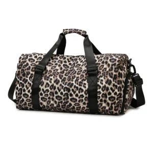 sac de sport léopard