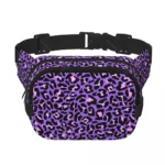 Sac Banane Léopard Violet