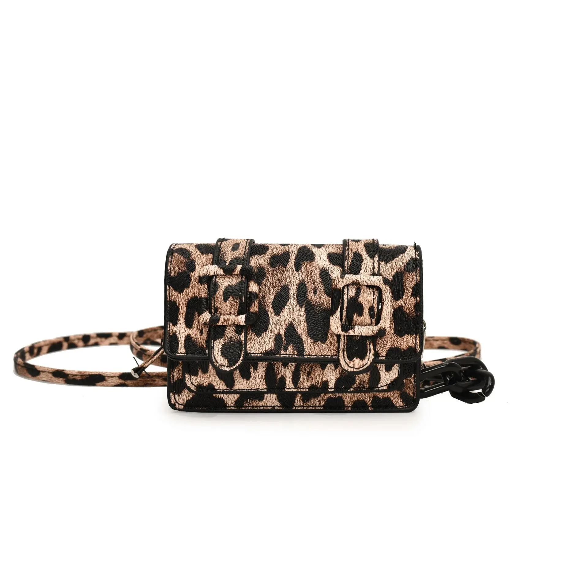 sac à main léopard marron clair
