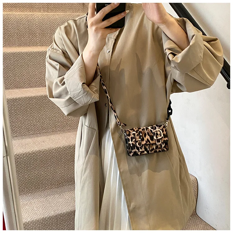 sac bandoulière léopard tendance