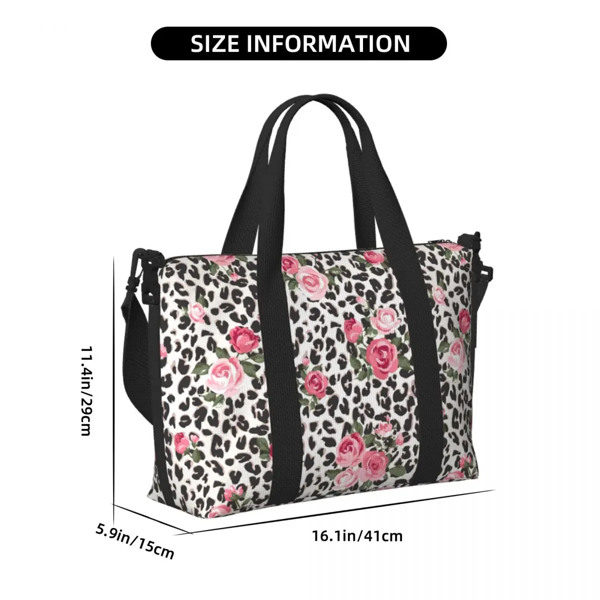 élégant sac de sport couleurs blanc et rose