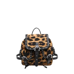 Sac a dos Léopard Marron foncé
