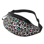 sac banane léopard multicolors