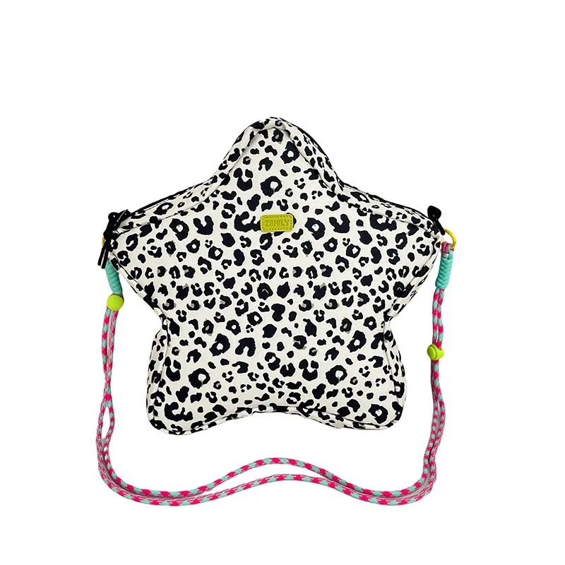 sac à dos léopard blanc