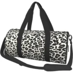 sac de sport léopard blanc gris