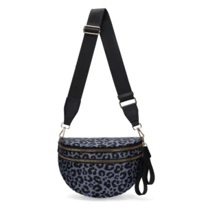 sac banane léopard bleu