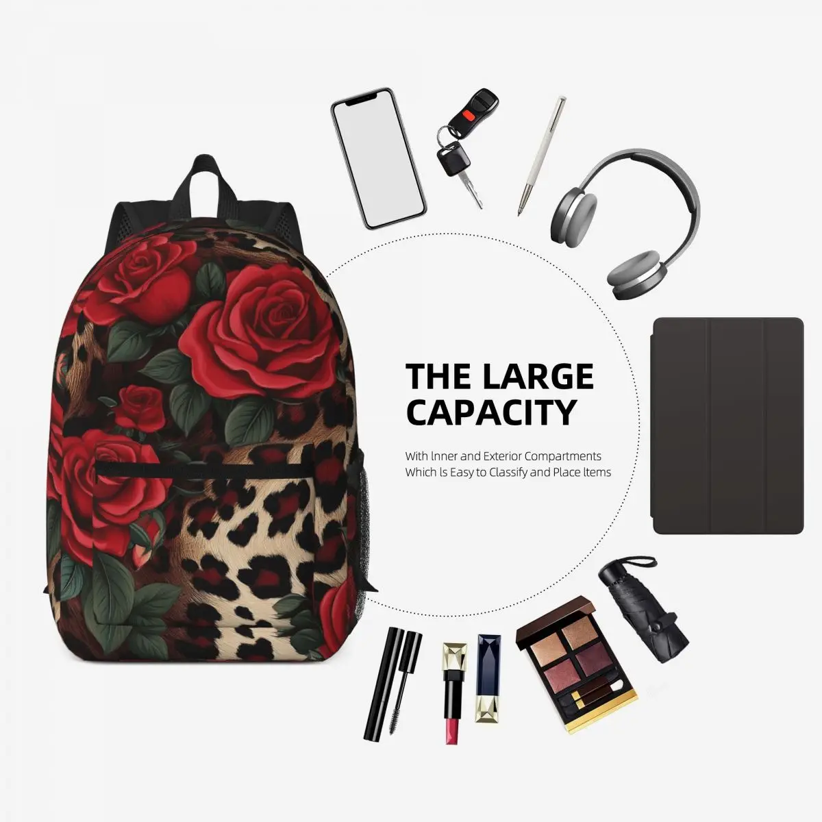 sac léopard rouge mode femme