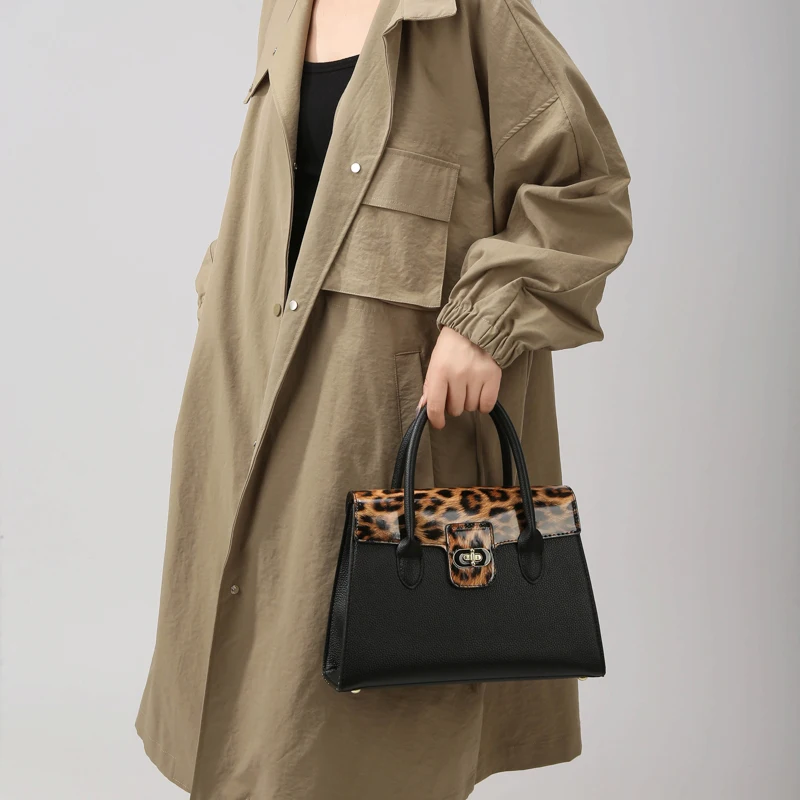 sac bandoulière léopard urbain