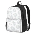 Sac à dos léopard unisexe blanc