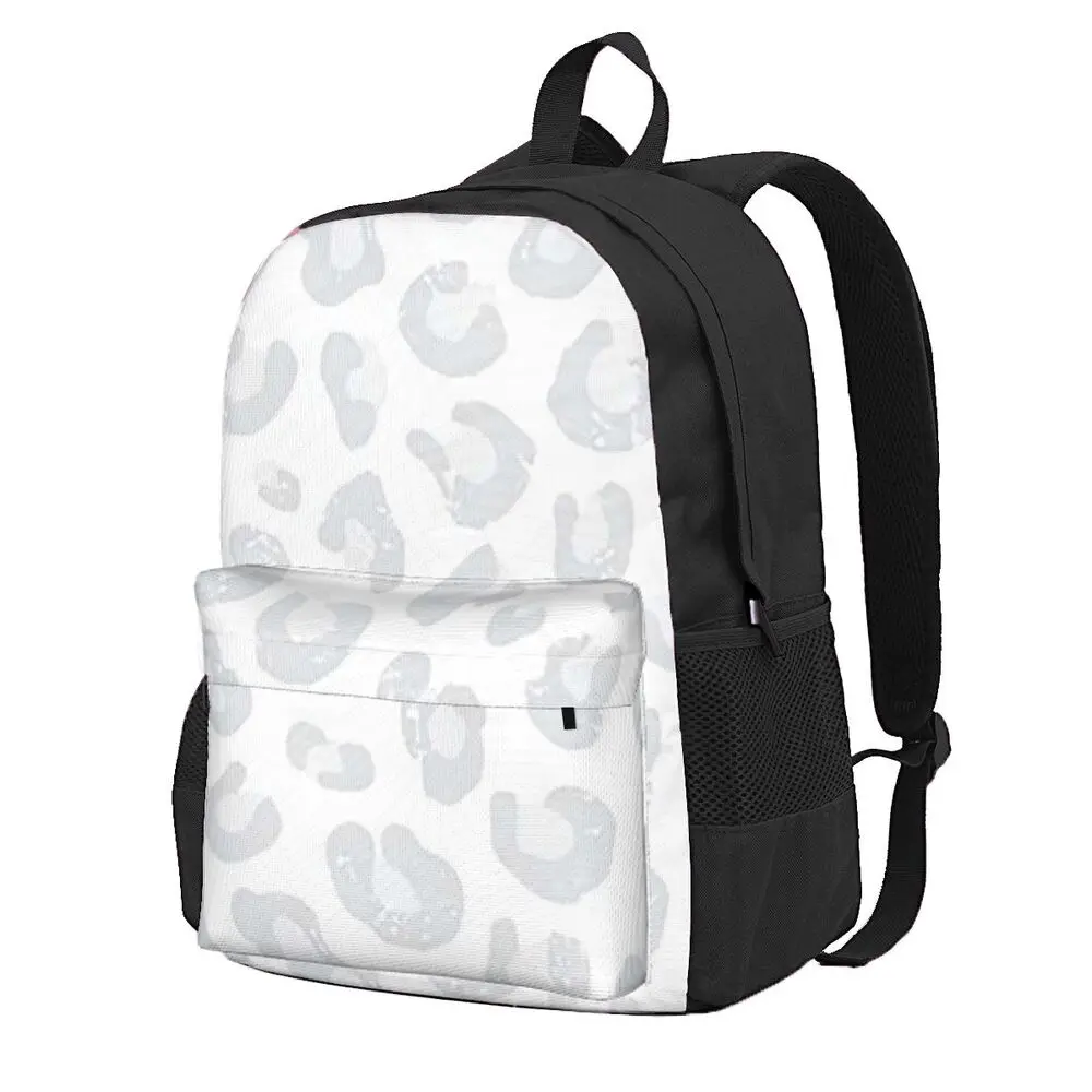 Sac à dos léopard unisexe blanc