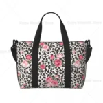 sac de sport blanc rose
